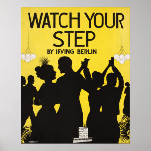 Regarder votre étape Vintage Broadway Poster music