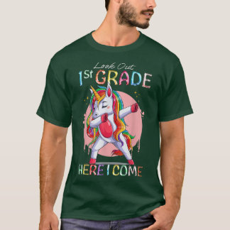 Regardez en 1ère année Je viens T-shirt Unicorn