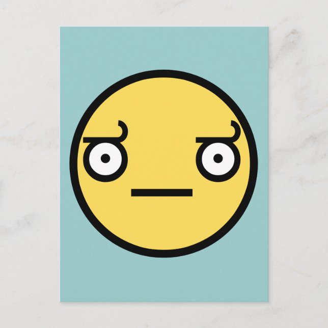 Regardez la carte postale de désapprobation (Devant)