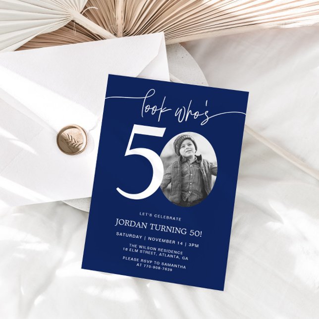 Regardez qui a 50 ans | Invitation pour les 50 ans (Créateur téléchargé)