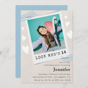 Regardez qui reçoit des invitations pour 14e anniv