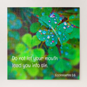 Regardez votre puzzle de bouche