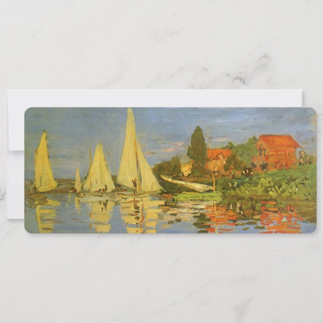 Regatta à Argenteuil par Claude Monet (Devant)