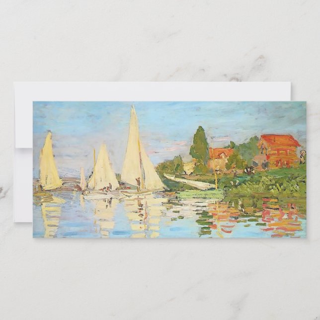 Regatta à Argenteuil par Claude Monet (Devant)