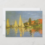 Regatta à Argenteuil par Claude Monet<br><div class="desc">Regatta à Argenteuil (1872) de Claude Monet est une vintage impressionnisme peinture marine d'art. Vous pouvez voir le reflet des voiliers dans l'eau du lac. Un paysage marin maritime avec un yacht ou une course en bateau sur une journée ensoleillée de saison estivale. À propos de l'artiste : Claude Monet...</div>