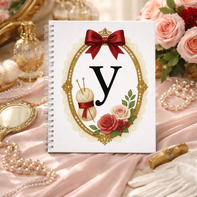 Regency Art Letter Y Luxury Monogram Journal (Créateur téléchargé)