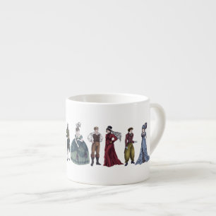 Regency Fashion Jane Austen Espresso ou Tea Mug