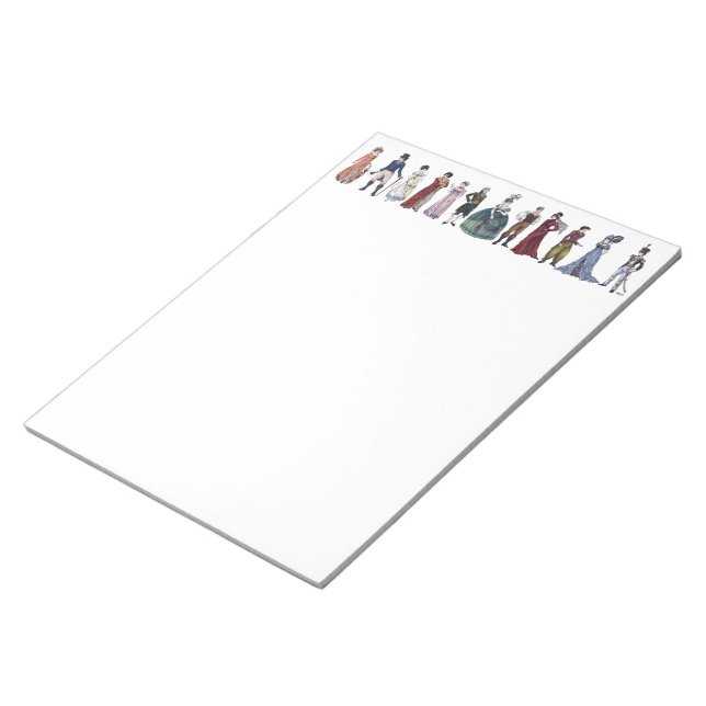 Regency Historical Fashion Art - Grand Bloc-notes  (Incliné)