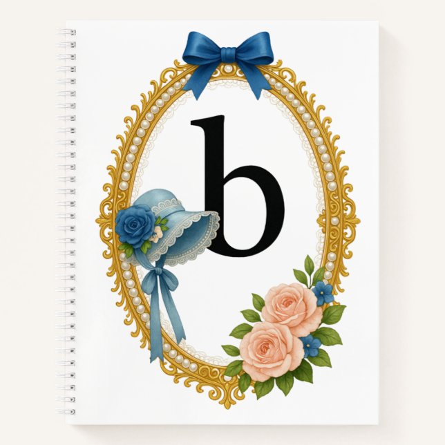 Regency Letter B Monogram Journal  (Devant)