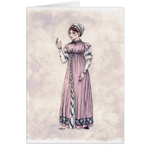 Regency Mode - Dame n° 6 - Carte d'art