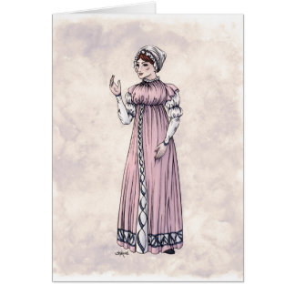 Regency Mode - Dame n° 6 - Carte d'art