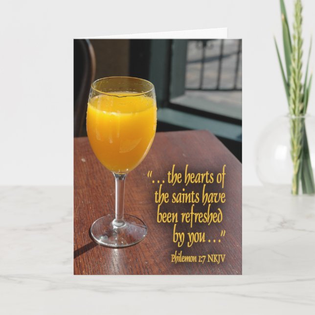 Régénérez la carte de voeux de Merci (Devant)