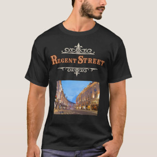 Regent Street Men's T-Shirt in Black 