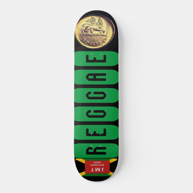 REGGAE GOLD Skateboard (Recto)