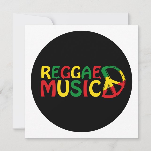 Reggae Musique design, reggae art (Devant)