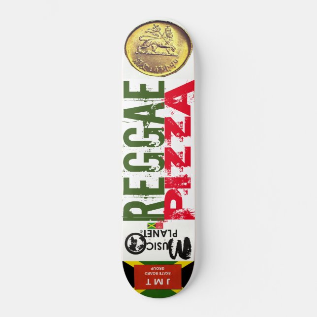 REGGAE PIZZA Skateboard (Recto)