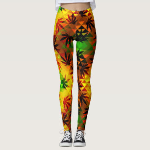 Reggae Polygen Vibration - Power Yoga Leggings