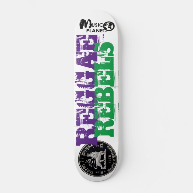 REGGAE REBELLES Skateboard (Recto)