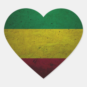 Reggae Vibrations - One love - jah Rasta Sticker