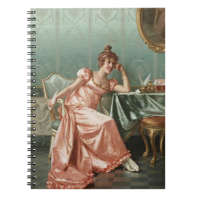 Reggianini composant un cahier de lettres (Devant)