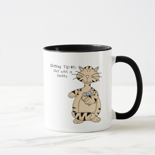 Régime avec un Buddy - Ringer Mug (Droite)