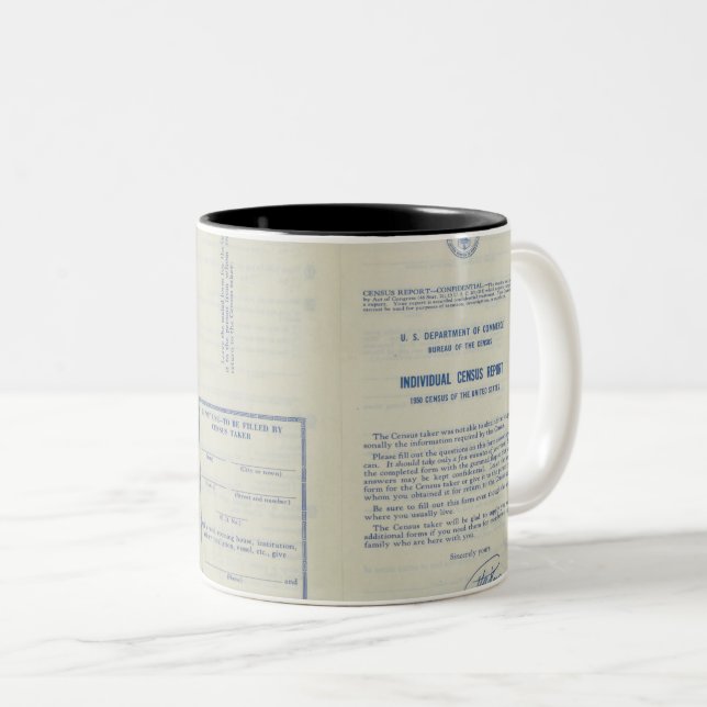 Registre de recensement Mug (Devant droit)