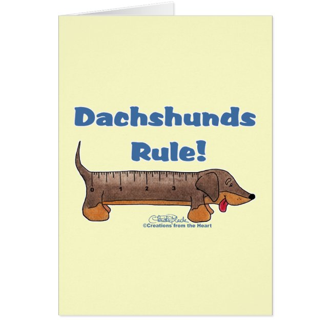 Règle Dachshunds (Devant)