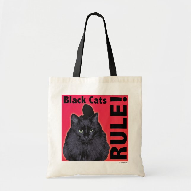 RÈGLE de chats noirs ! Sac fourre-tout (Devant)