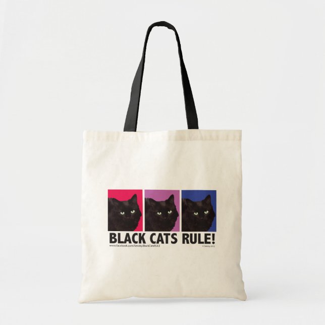 RÈGLE de chats noirs ! Sac fourre-tout (Devant)