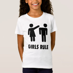 RÈGLE de FILLES, T-shirts drôle de puissance de
