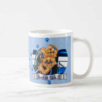 Règle de Yorkies ! ! Tasse de maman de Pawprint #1
