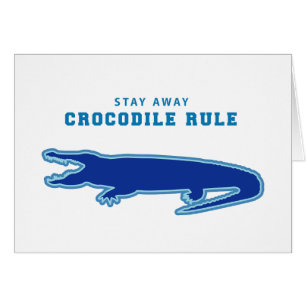 Règle du crocodile (bleu)