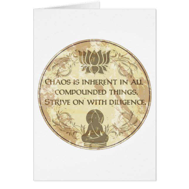 Règle éternelle de Bouddha (Devant)