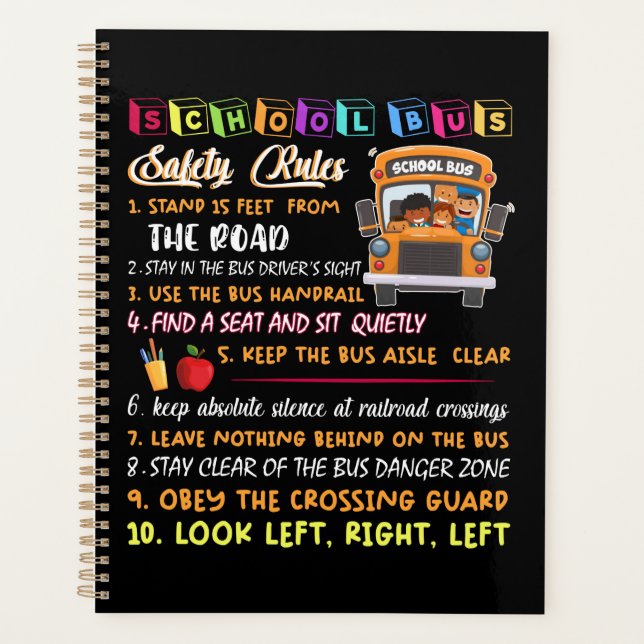 règles de sécurité du bus scolaire (Devant)