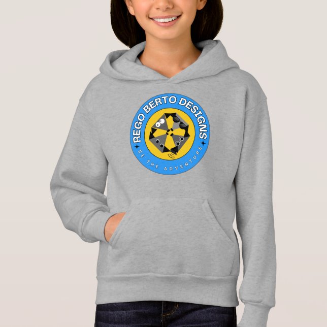 Rego Berto Designs Logo Sweatshirt à capuchon (Devant)