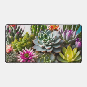 Regroupement de cactus et de plantes succulents