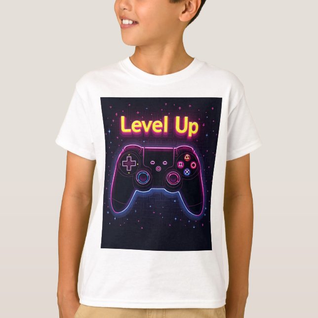 Régulateur Neon Gamer Niveau Haut - Retro Pixel Ar (Devant)