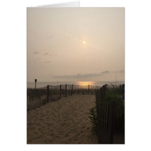 Rehoboth Beach Delaware Sunrise Océan Atlantique