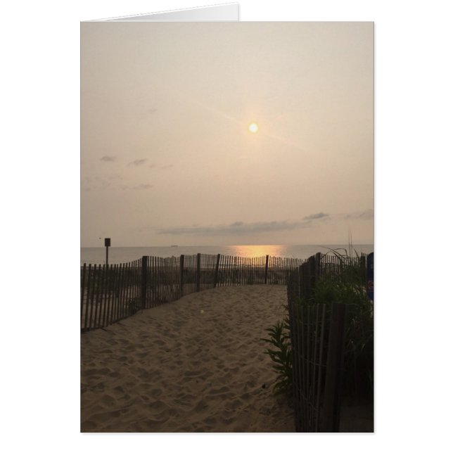 Rehoboth Beach Delaware Sunrise Océan Atlantique (Devant)
