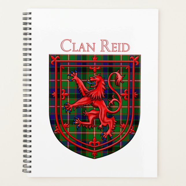 Reid Tartan Scottish Plaid Lion Rampant (Devant)