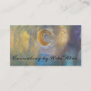 Reiki Lightworker Moon Star Mystic Cartes de visit