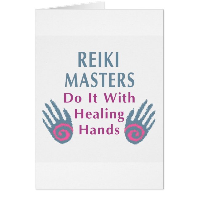 Reiki Masters Do It with Healing Hands (Devant)