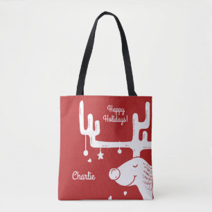 Reindee illustration personnalisation nom & sacs t