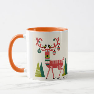 Reindeer Christmas Coffee Mug