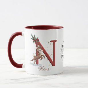 Reindeer Christmas Mug