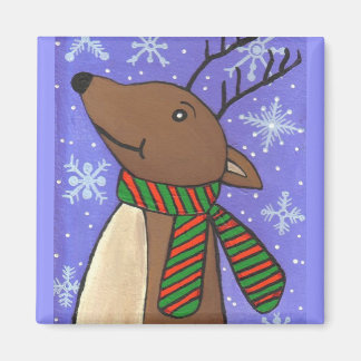 Reindeer de Noël - aimant de vacances