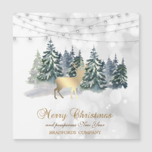 Reindeer, Forêt, Éclairage à cordes Bokeh Company