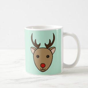Reindeer Holiday Coffee Mug