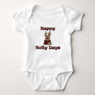 Reindeer Holly Days Tshirts et cadeaux