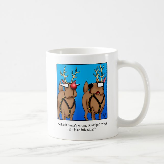 Reindeer Humour Café Mug Cadeau (Droite)